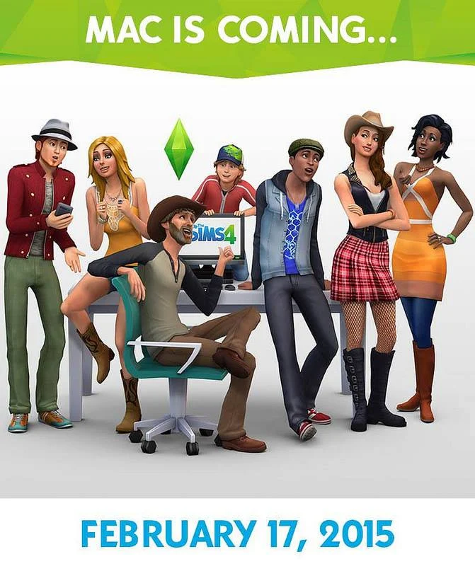 Fecha oficial de Los Sims 4 para Mac
