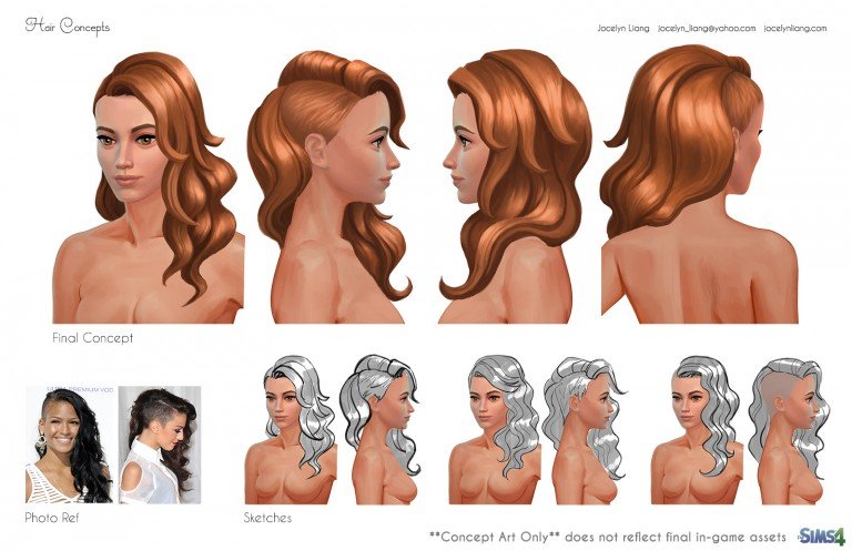 Conceptos: Los Sims 4 por Jocelyn Liang