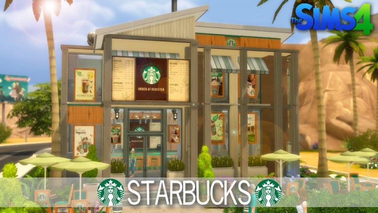 Construcción rápida: Starbucks por @DutchSimsMaster