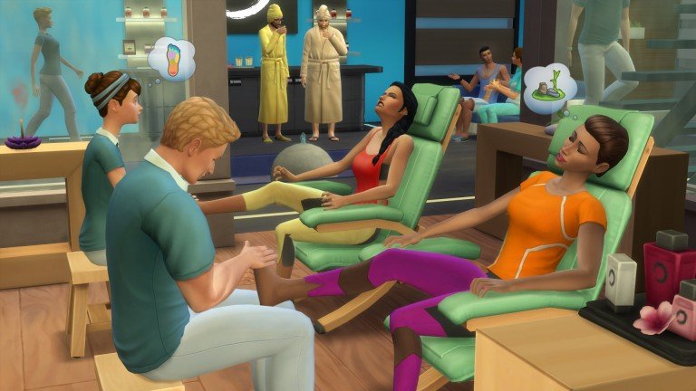 Nueva imagen de Los Sims 4 Día de Spa