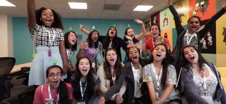 Girls Who Code visitaron las oficinas de Electronic Arts