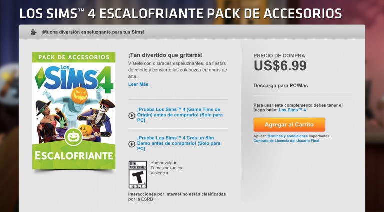 ¡Los Sims 4 Escalofriante Pack de Accesorios ya está disponible!