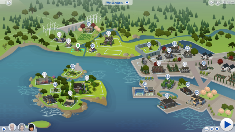 Este será el nuevo diseño de los mapas de Los Sims 4
