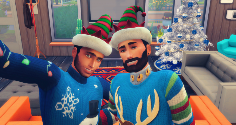 ¡Simlish 4 les desea muy Feliz Navidad!