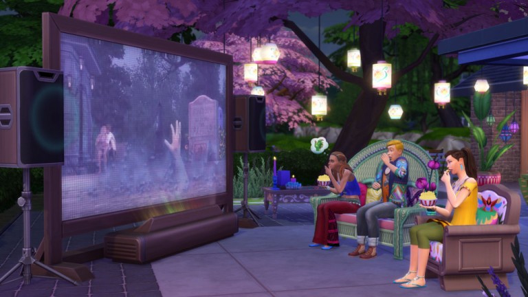 ¡Hora de ver una peli! La semana que viene llega Los Sims 4 Noche de Cine Pack de Accesorios