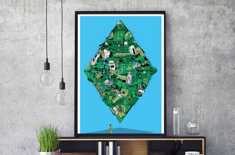 Karl Tagle crea un hermoso poster de Los Sims por el 15 aniversario