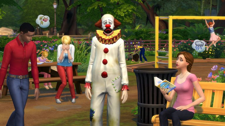 El Payaso Trágico a lo largo de la saga de Los Sims