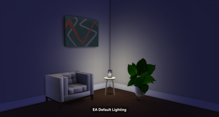 Mods: Elimina el filtro azul de la iluminación en Los Sims 4