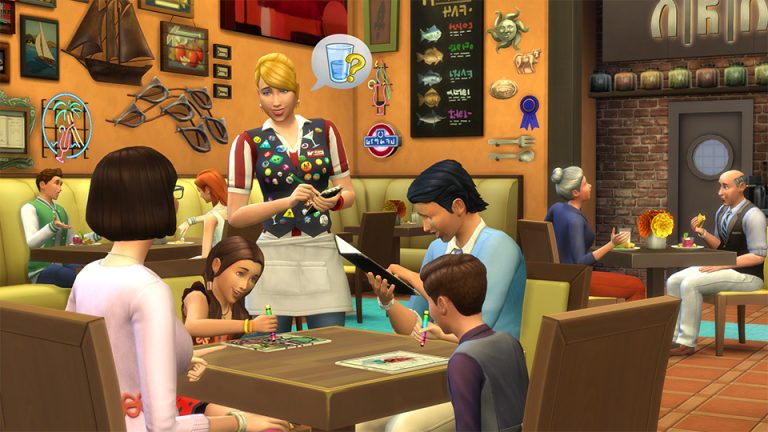 Construye, abre y dirige restaurantes en Los Sims 4 Escapada Gourmet Pack de Contenido