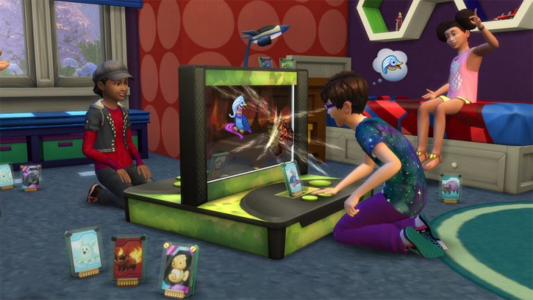 ¡Reúne todos los monstruos! Descubre la arena de combate de Los Sims 4 Cuarto de Niños Pack de Accesorios