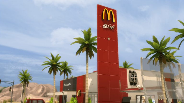 Solar destacado: McDonalds en Los Sims 4