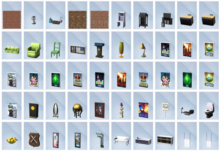 Lista completa de todos los objetos del Modo Comprar y Construir en Los Sims™ 4 Urbanitas