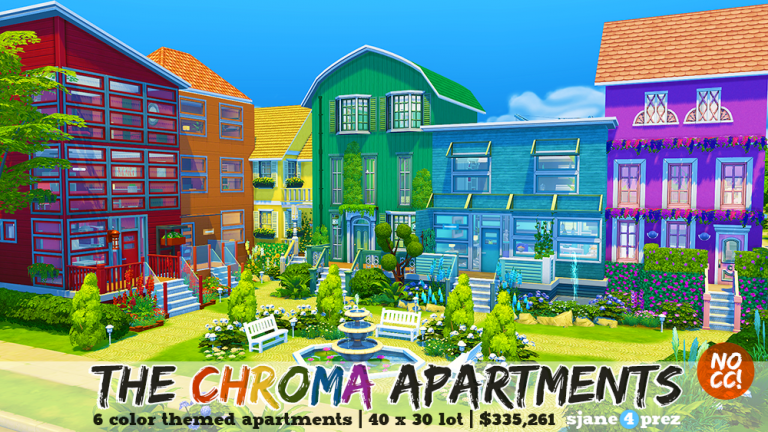 Apartamentos de colores por Habsims