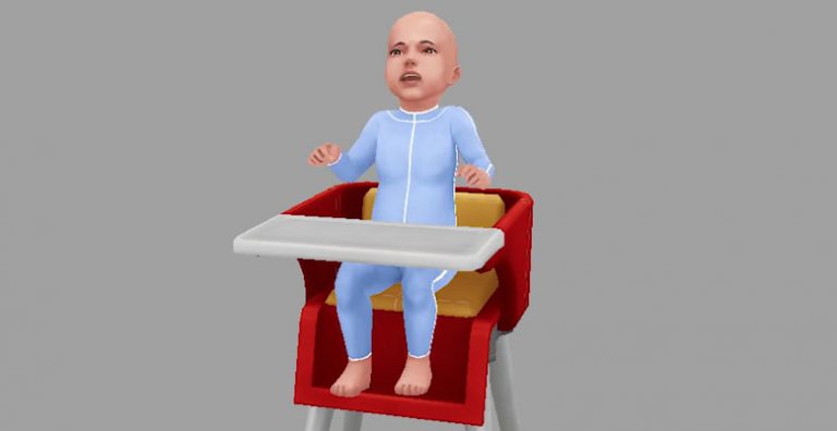 Animaciones de Los Sims 4 Infantes por Tiffany Cheung