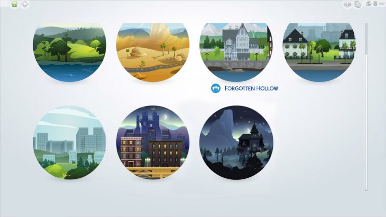 Esta será la imagen de Forgotten Hollow en el menú de mundos.