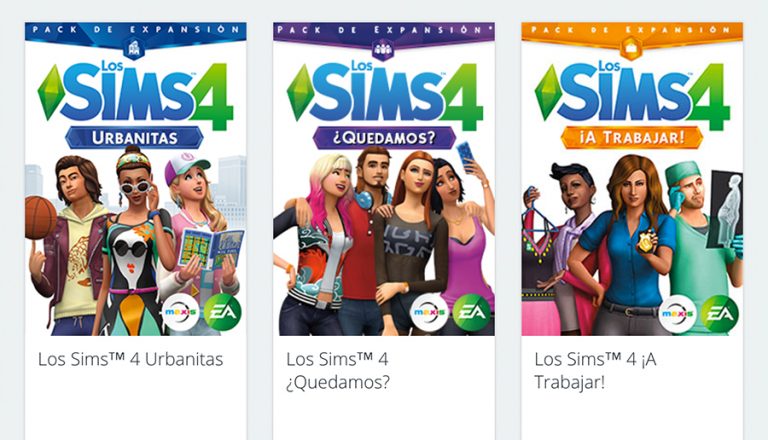 Ahorra hasta un 50% de descuento en Packs de Expansión y Packs de Colección de Los Sims 4