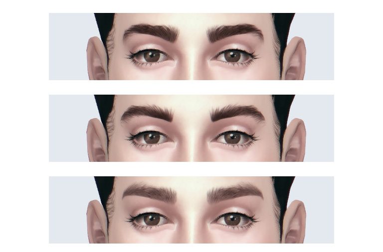 CC: Pack de cejas realistas por Pixelore