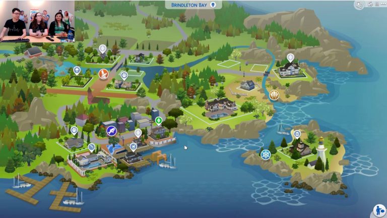 El mapa de Brindleton Bay es simplemente hermoso