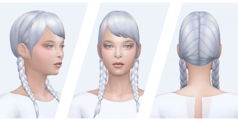CC: Nuevo peinado Maxis Match “Cordelia” por Pixelore