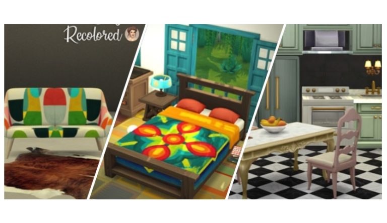 CC: Muebles Vintage coloridos por Miss Ruby Bird