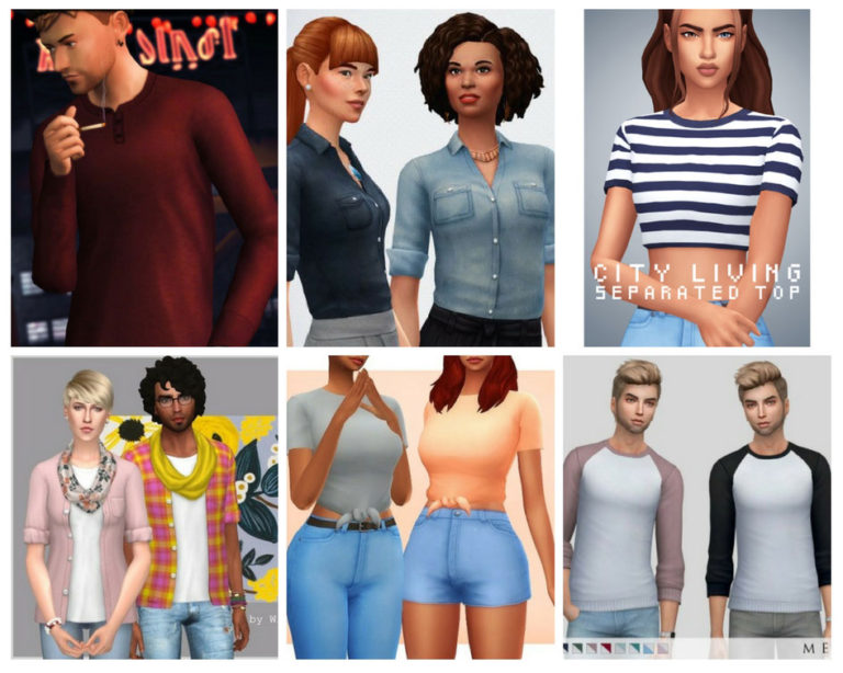 CC: 9 Prendas tops que no pueden faltar en el clóset de todo Sim