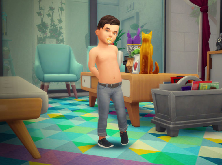 CC: Bonitos jeans Maxis Match para infantes