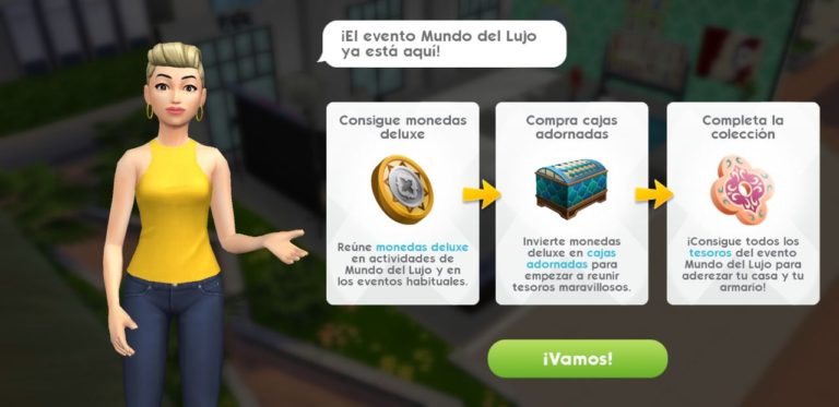El evento Mundo de Lujo ya está disponible en Los Sims Móvil