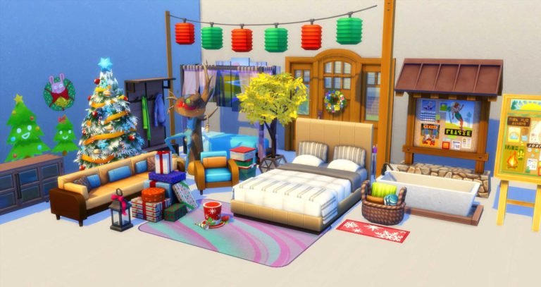 Vistazo general al contenido del Modo Comprar/Construir de Los Sims 4 y Las Cuatro Estaciones