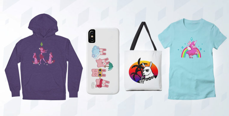 Nuevos diseños de temporada en la tienda oficial de Los Sims 4 en Threadless