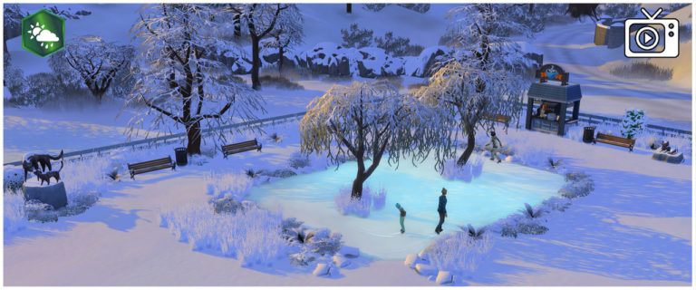 Mod: ¡Patina en un lago congelado!