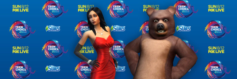 Los Sims 4 estarán presentes en la alfombra rosa de los #TeenChoice 2018
