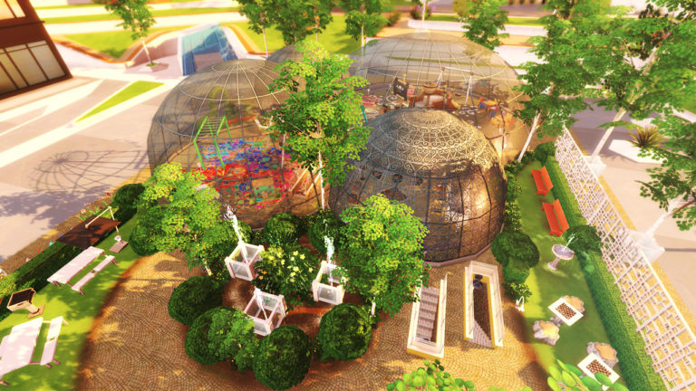 Tumblr Haul: Solar Destacado “Glass Dome Park” por BereSims