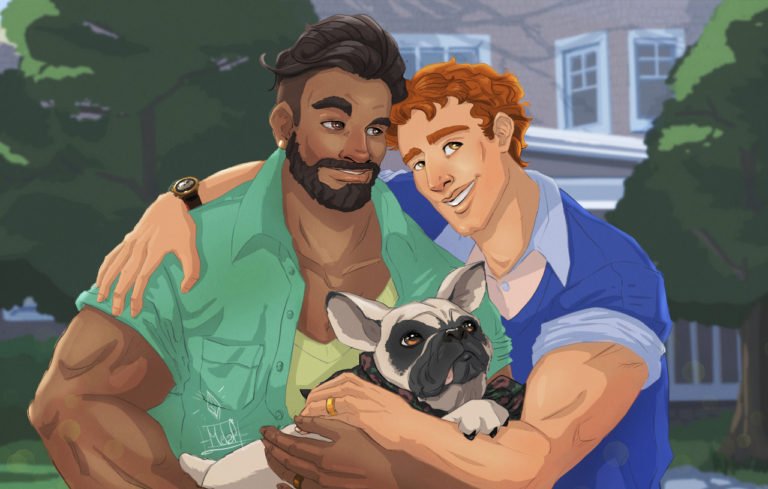 ¡Esta ilustración de Brent & Brant por @blackdaisies es super linda!