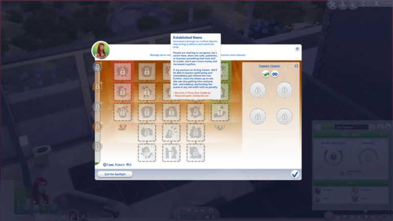 Así se ve el administrador de fama de Los Sims 4 ¡Rumbo a la Fama!