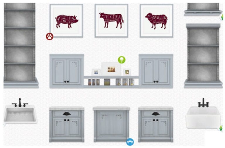 CC: Juego de cocina por Simplistic, un toque rústico queda bien en cualquier lugar