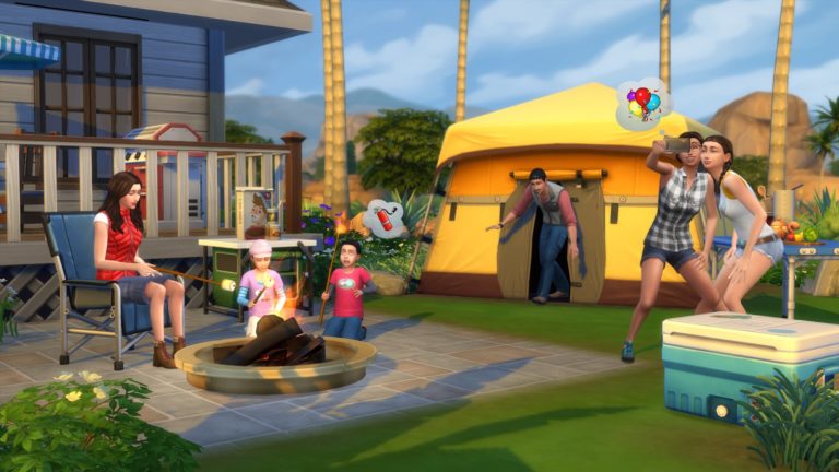 Los Sims 4 De Acampada disponible pronto para consolas