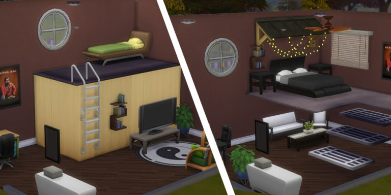 2 Increíbles habitaciones con tapanco usando bb.moveobjects