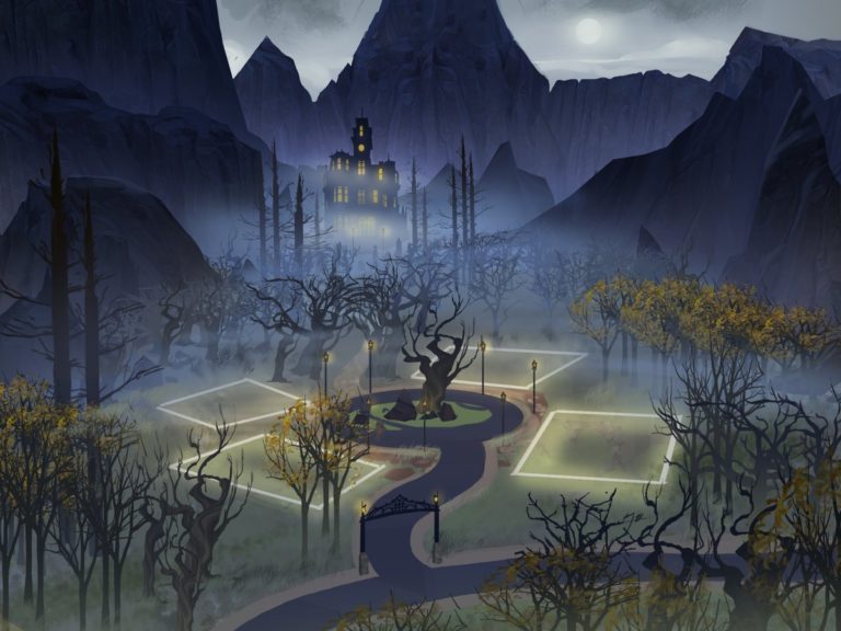 Arte conceptual del mundo Forgotten Hollow