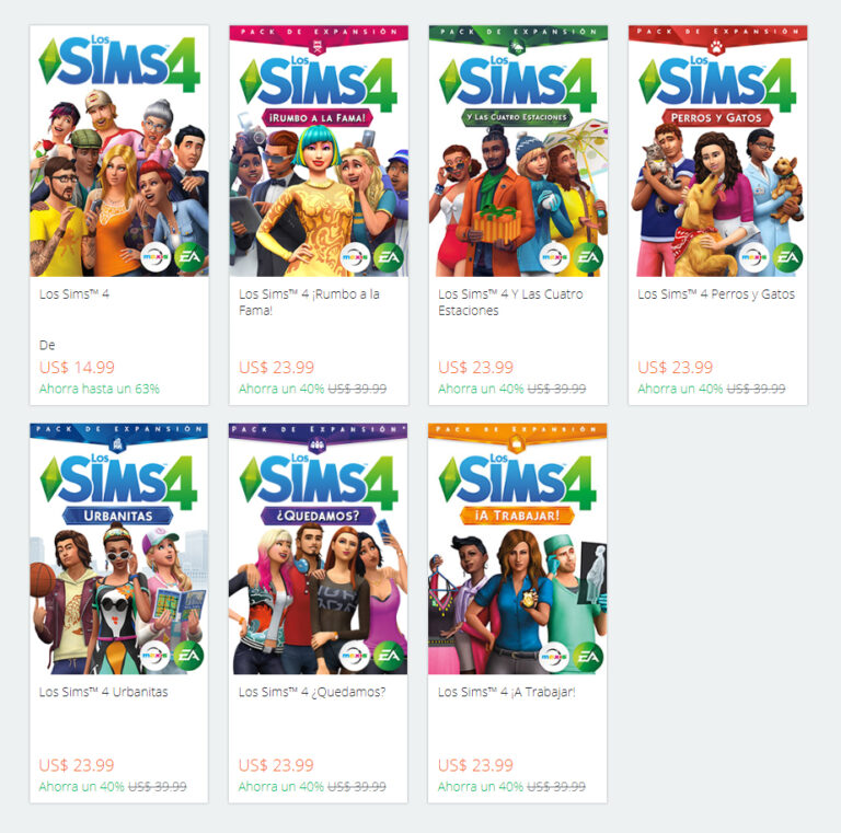 Obtén hasta un 85% de descuento en packs seleccionados de Los Sims 4