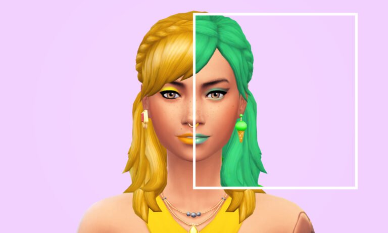 Reto del Creador de Sims: Elige un color y crea un Sim