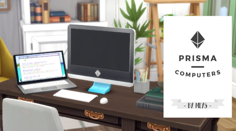 CC: Nuevos modelos de laptop y desktops para tus Sims