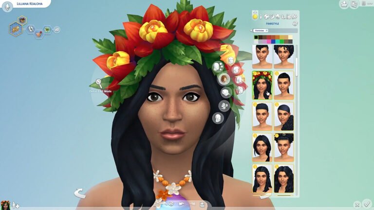 Al menos 14 nuevos cabellos y 36 nuevas prendas en el Creador de Sims de Los Sims 4 Vida Isleña