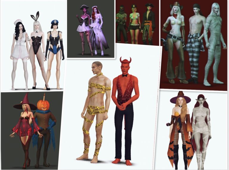 ¡Disfraces para la noche de Halloween!