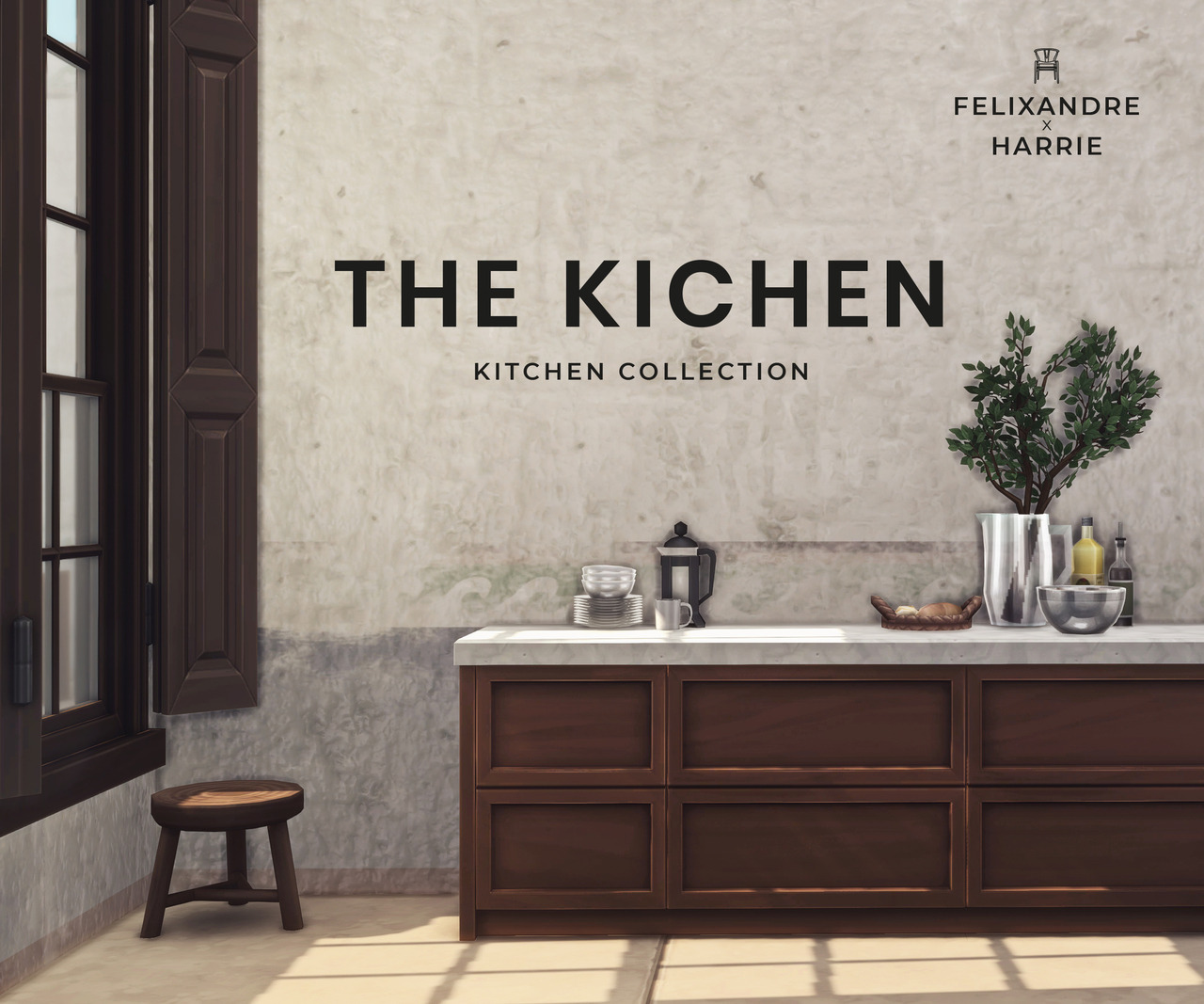 Cocina moderna equipada con muebles y electrodomésticos de The Kichen