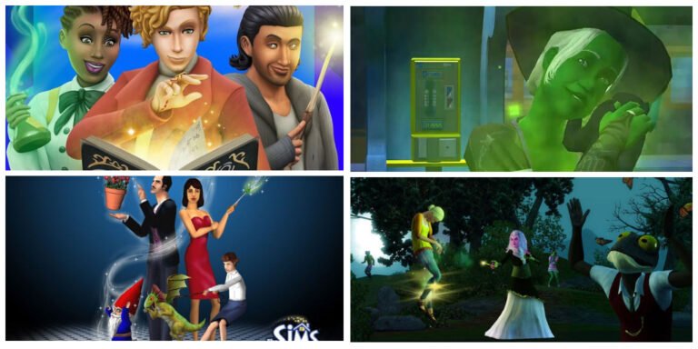 La evolución de los brujos y hechiceros en la saga de Los Sims. ¡Cómo han cambiado!