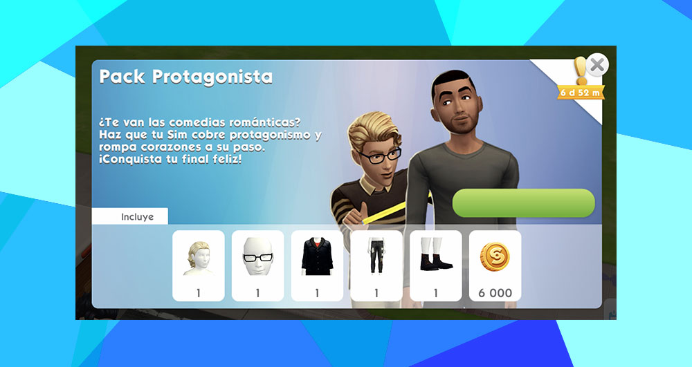 Los Sims Móvil: Nuevo pack de ropa para chicos