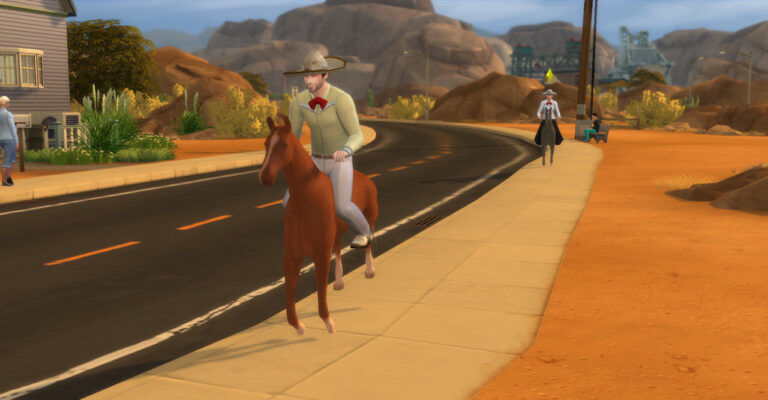 Mod: Caballo montable y traje de charro para Los Sims 4