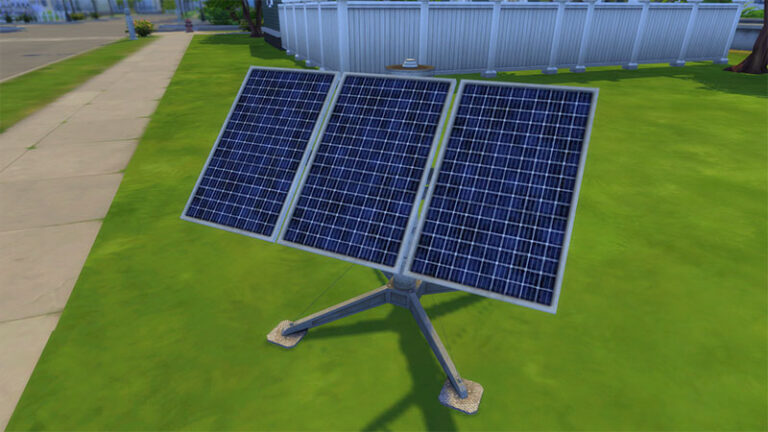 Mod: Paneles solares funcionales y calentador de agua para Los Sims 4