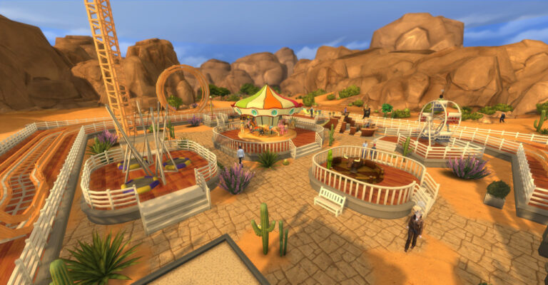 Mod: Parque de Atracciones para Los Sims 4