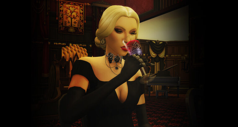 Mod: Más bebidas para Vampiros en Los Sims 4